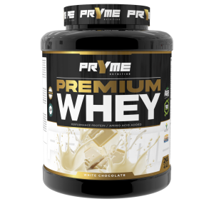Pryme nutrition proteina whey chocolate blanco